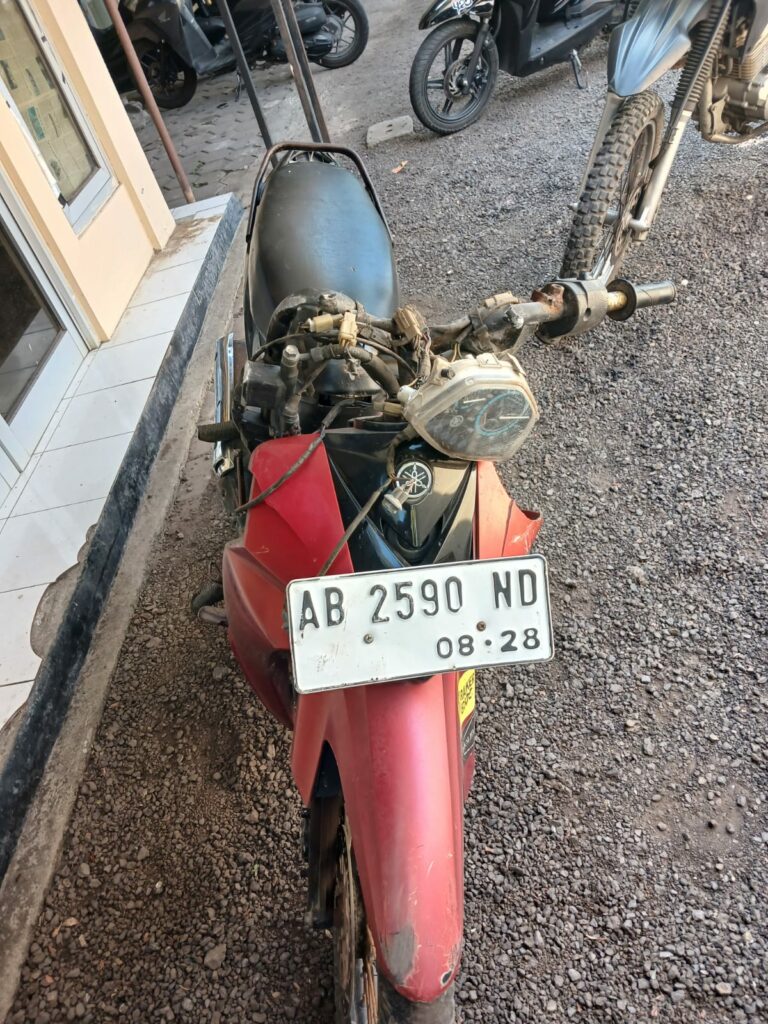 Barang Bukti Kendaraan Korban