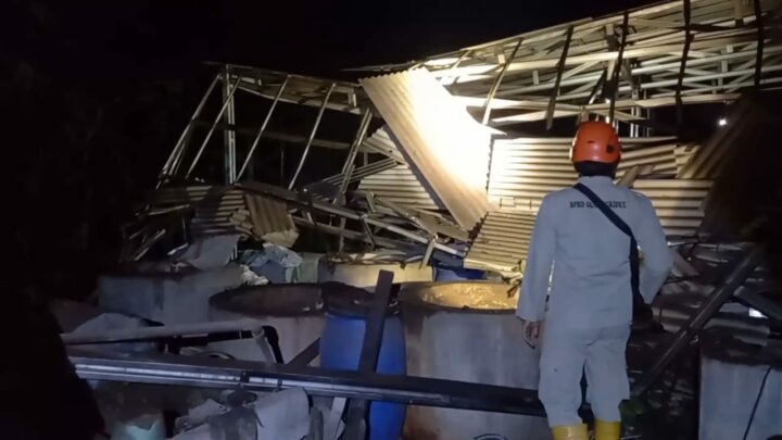 Kondisi Pabrik Tahu Usai Terjadi Ledakan