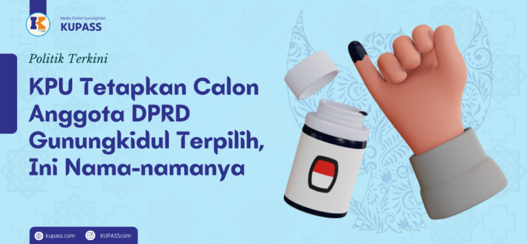 KPU Tetapkan Calon Anggota DPRD Gunungkidul Terpilih