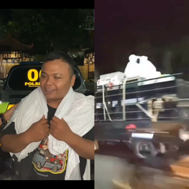 AG Saat Diberikan Himbauan Polisi