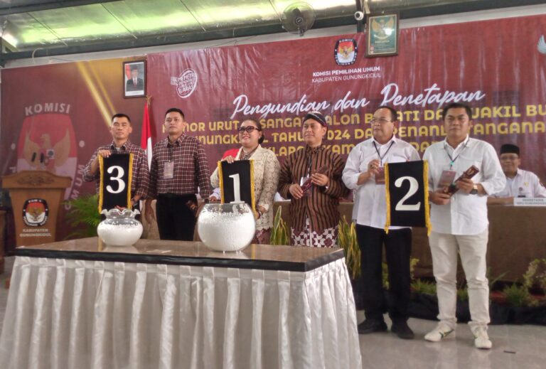 Pengundian Nomor Urut Paslon Pilkada