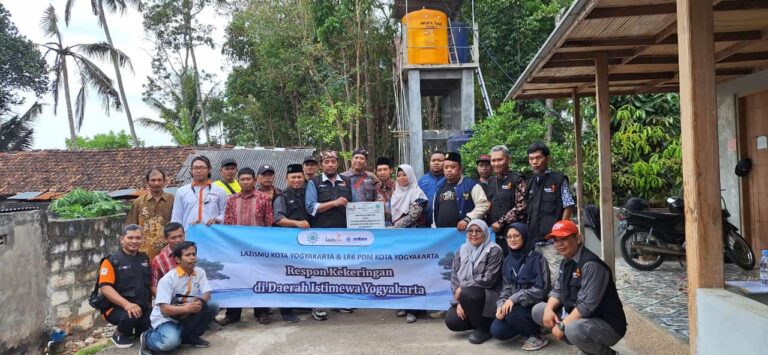 Pemberian Bantuan Sumur Bor Lazismu Gunungkidul