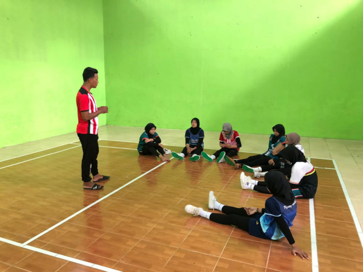 Latian Atlet Sepak Takraw Gunungkidul