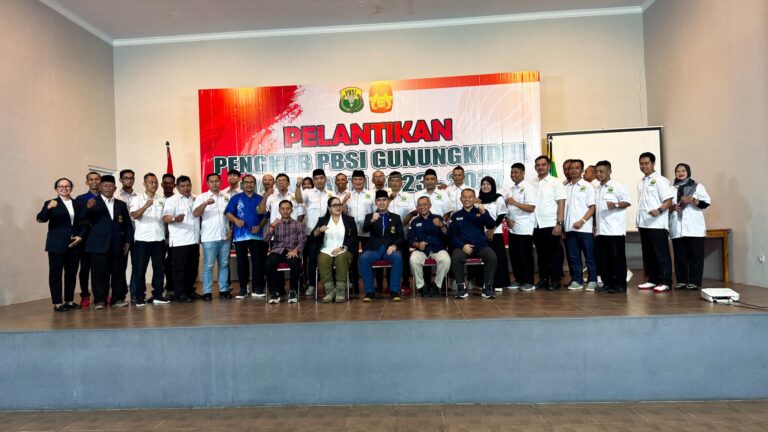 Pelantikan Pengurus PBSI Gunungkidul
