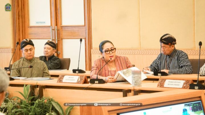 Rakor Bupati Gunungkidul Bersama Gubernur DIY