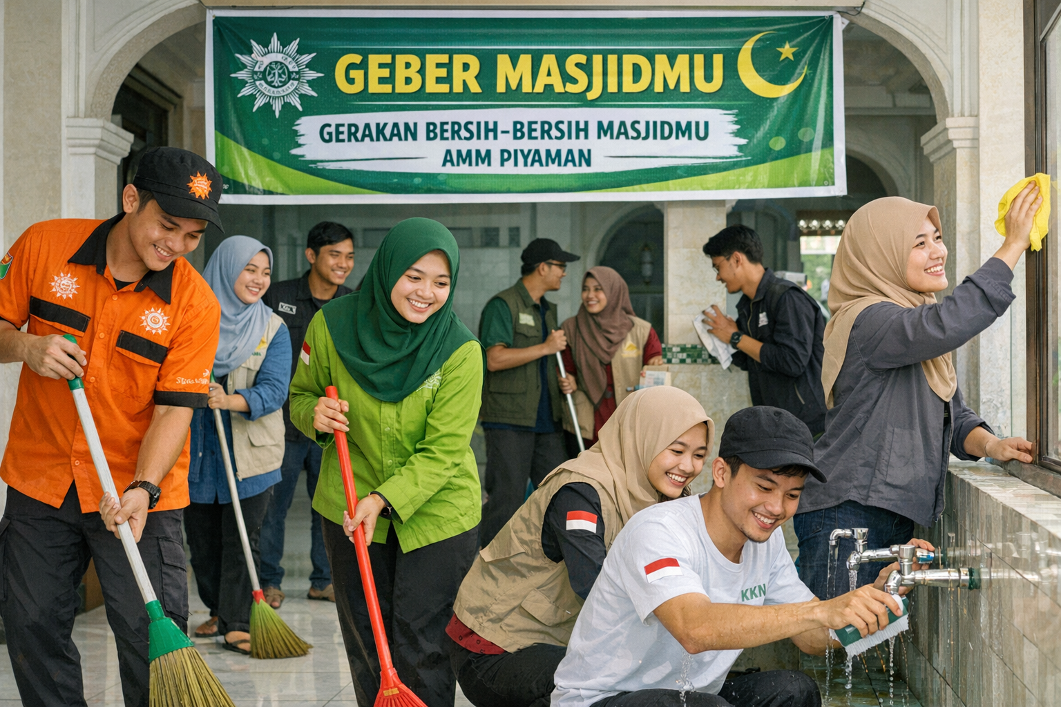 AMM Piyaman Gencarkan Geber MasjidMu AMM Piyaman Gencarkan Geber MasjidMu