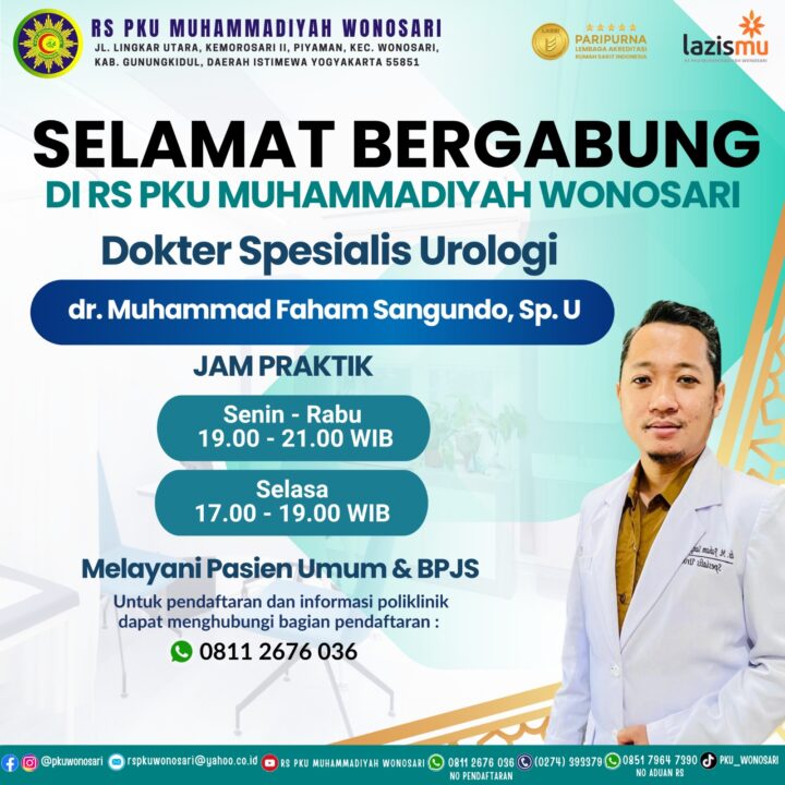Dokter Spesialis Urologi RS PKU Muhammadiyah Wonosari