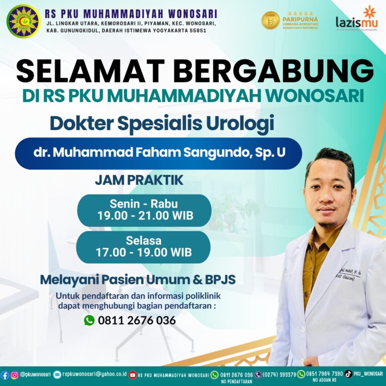Dokter Spesialis Urologi RS PKU Muhammadiyah Wonosari