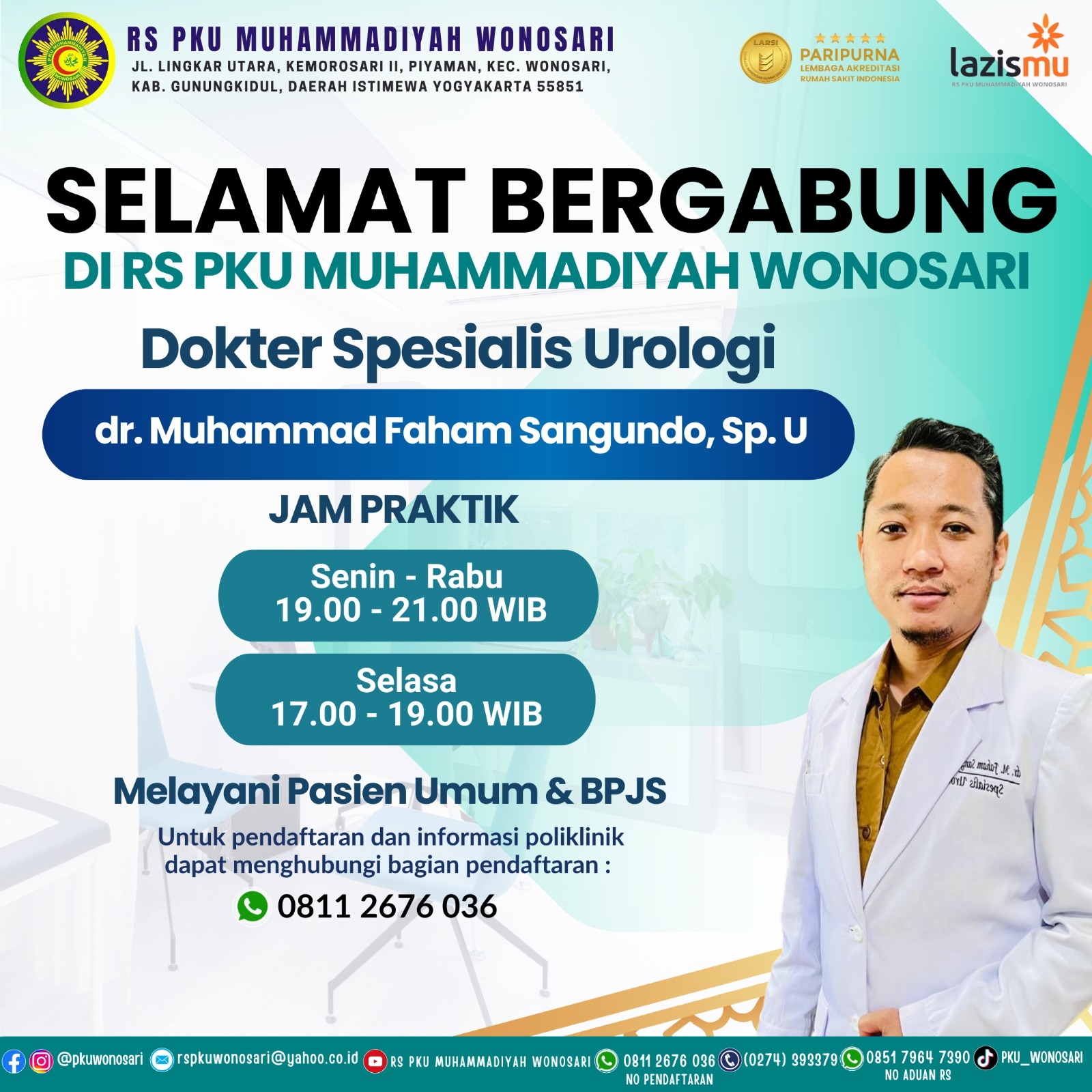 Dokter Spesialis Urologi RS PKU Muhammadiyah Wonosari