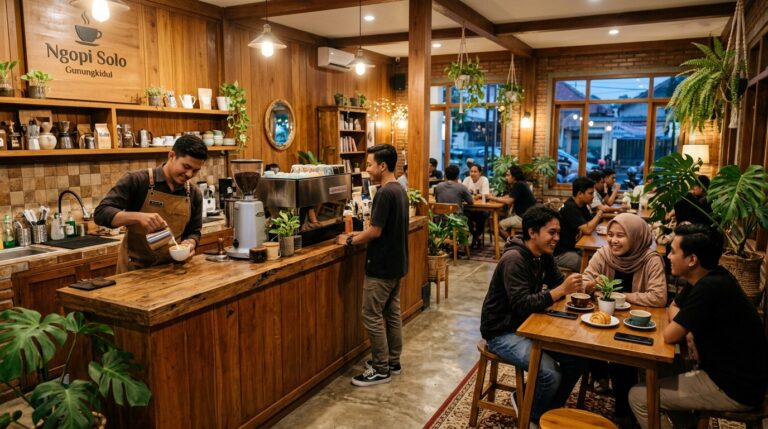 Invasi Kedai Kopi Modern Di Wonosari