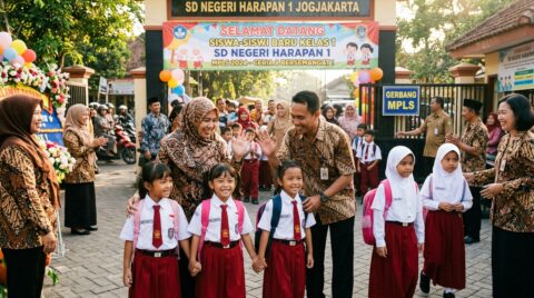 Serunya Hari Pertama Mpls Di Sekolah